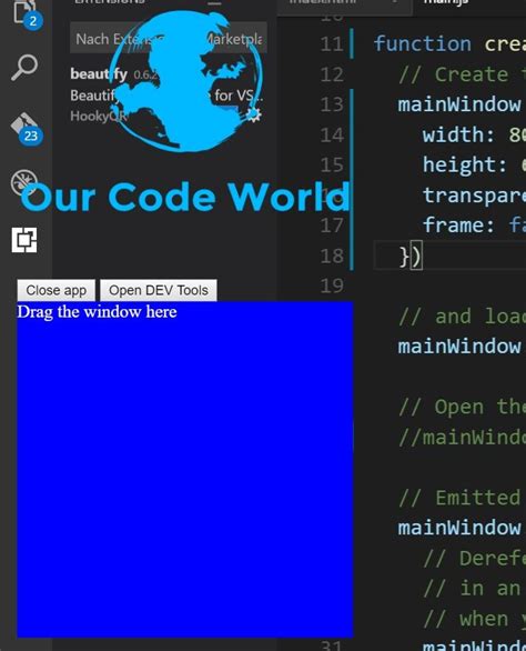 electron draggable window|Window Customization .